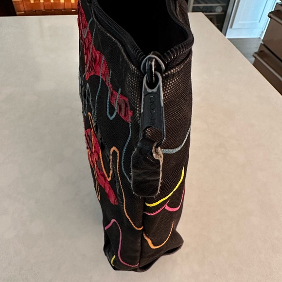 Vintage Carlos Falchi canvas tote bag. - Picture 4 of 7